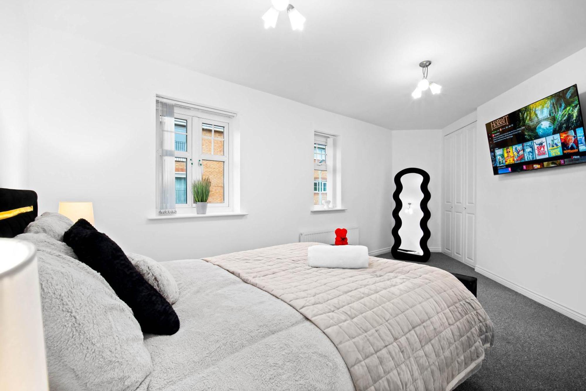 Harmony House 3 Bedroom New Build For Families, Contractors, Black Country Museum Sleeps 6 Tipton Exteriör bild